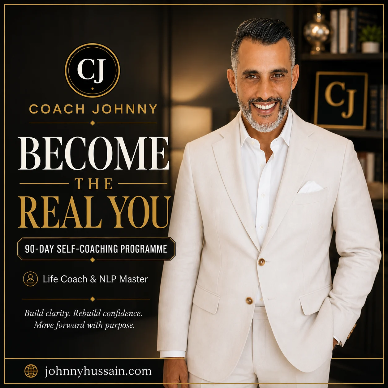 Become The Real You 90-Day Self-Coaching Programme with Coach Johnny