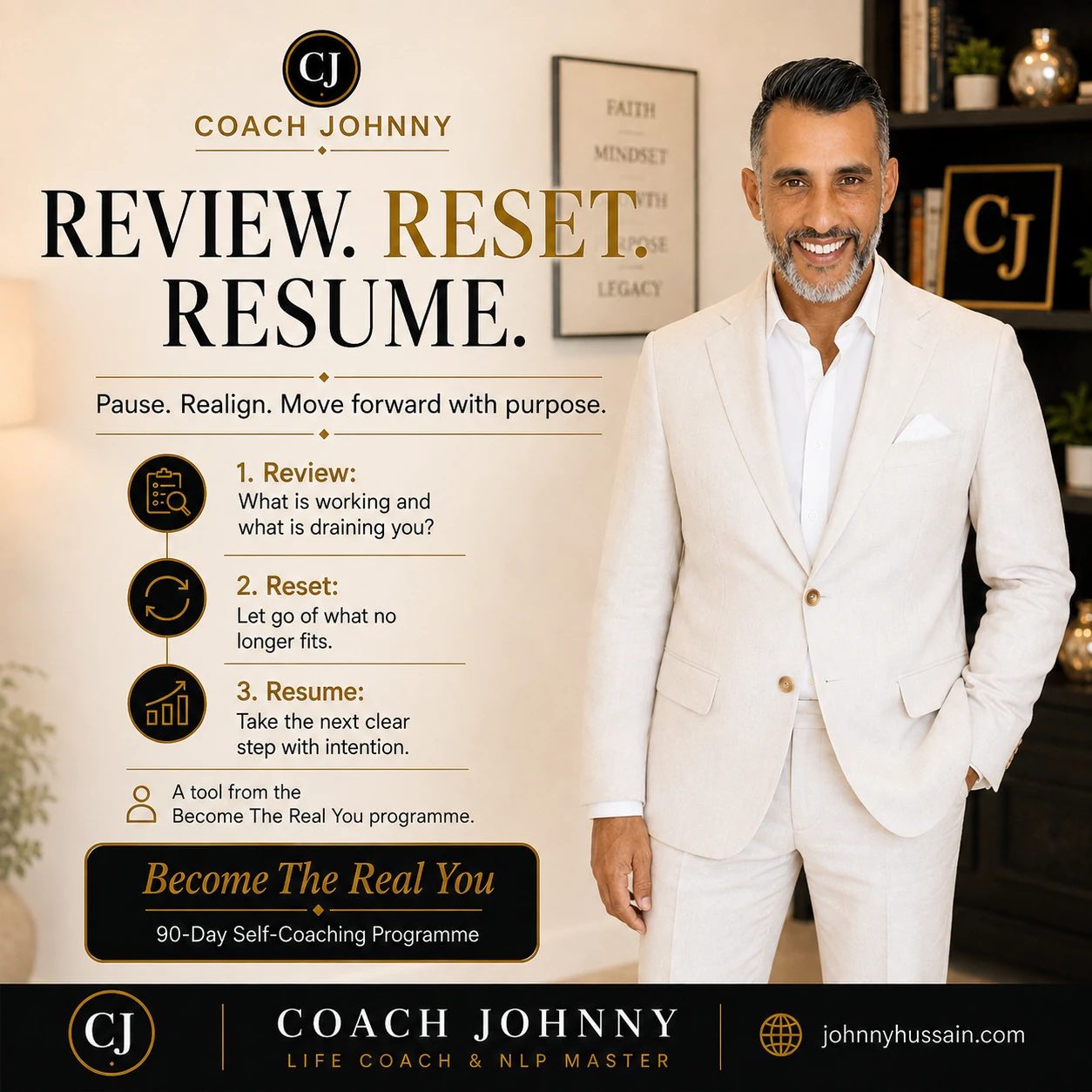 Review Reset Resume tool from Become The Real You